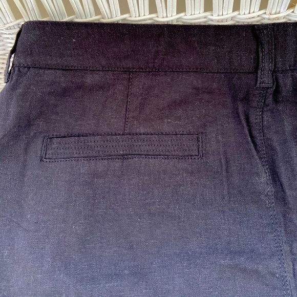 NWT Reitmans Linen Skorts in Navy - Picture 6 of 8